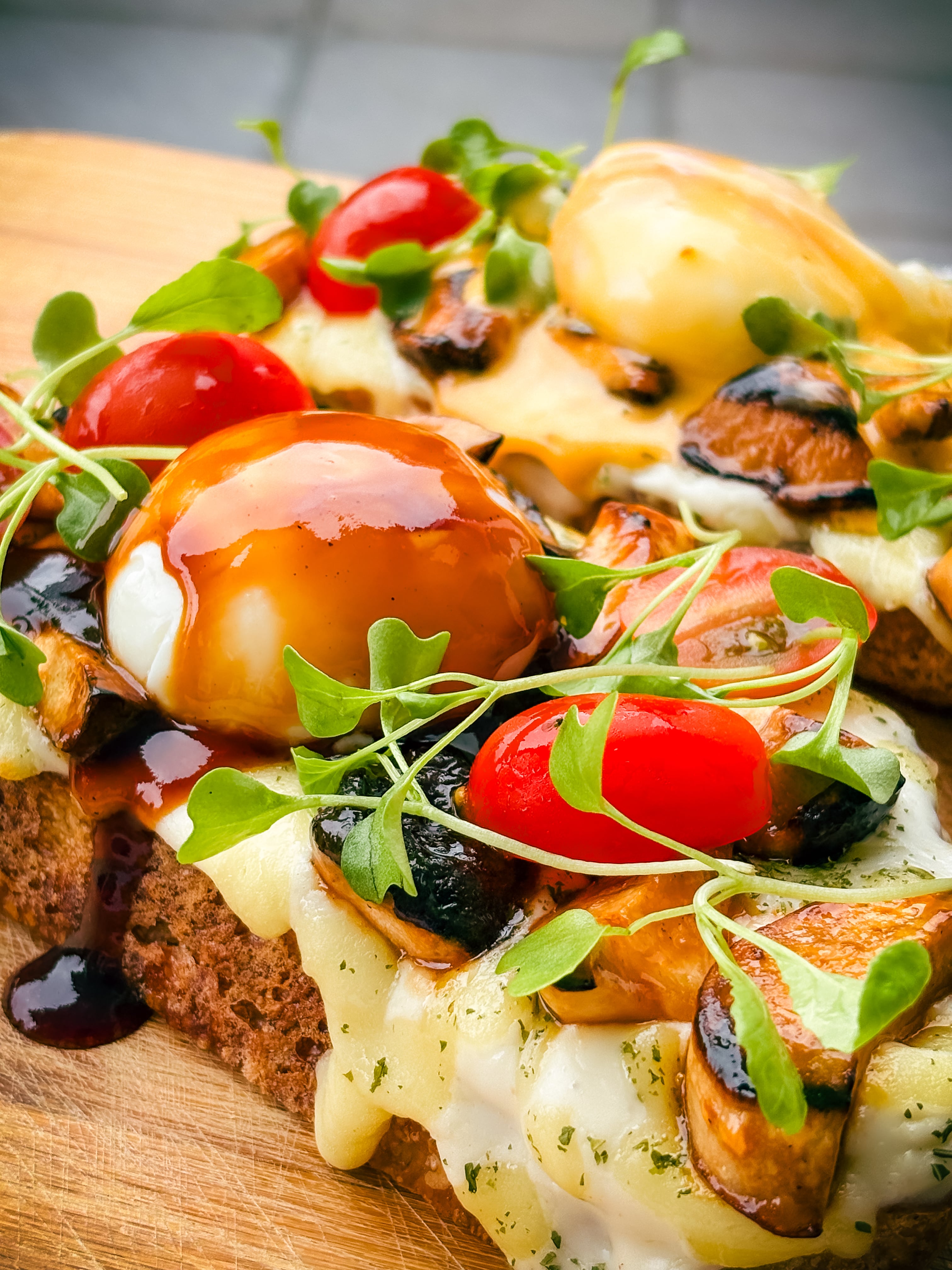 Teriyaki Mushroom Toast